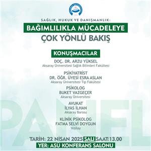 Bağımlılıkla Mücadeleye Çok Yönlü Bakış 