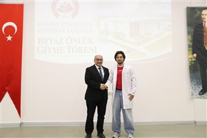 ASÜ Veteriner Fakültesinde 43 öğrenci beyaz önlük heyecanı yaşadı